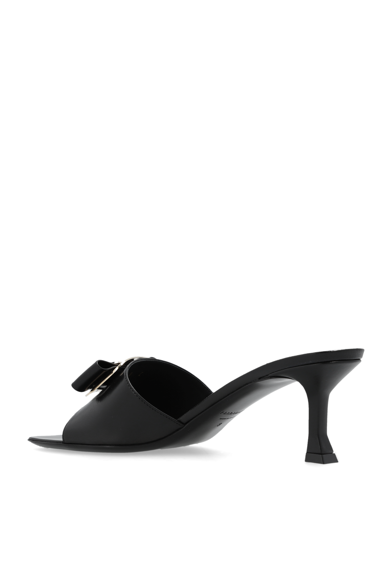 Ferragamo mules sale black